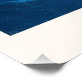 OCEAN Wave Surfer – Retro Surf Lifestyle Kunst Perfect Poster (Hoek)