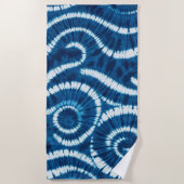 Ocean Wave Tie Dye Design Strandlaken (Voorkant)