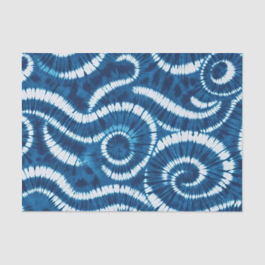 Ocean Wave Tie Dye Design Tissuepapier (Voorkant)
