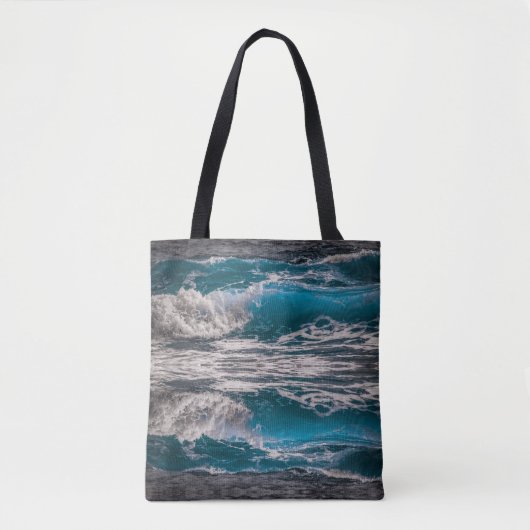 Ocean Wave Tote Bag (Voorkant)