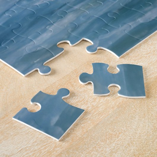 Ocean Wave Tropische Kleuren Natuur Puzzel Legpuzzel (Zijkant)