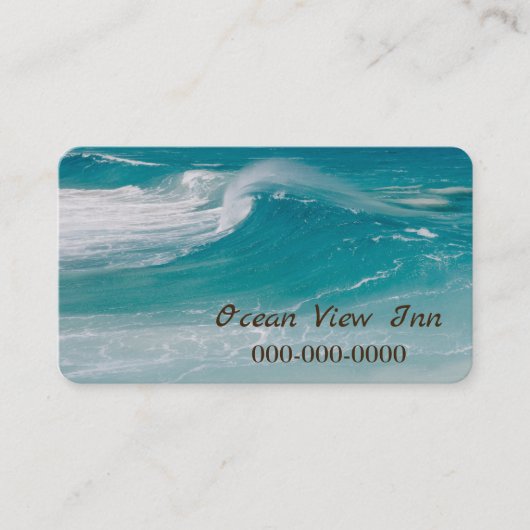 Ocean Wave Visitekaartje (Voorkant)