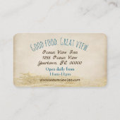 Ocean Wave Visitekaartje (Achterkant)