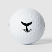 Ocean Wave Whale Tail Golf Balls Golfballen (Voorkant)