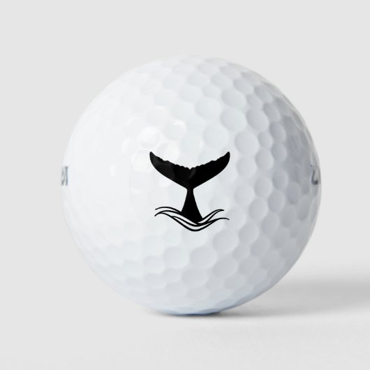 Ocean Wave Whale Tail Golf Balls Golfballen (Voorkant)