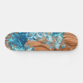 Ocean Wave Wood Stijl Accent Persoonlijk Skateboard (Horizontaal)