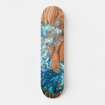 Ocean Wave Wood Stijl Accent