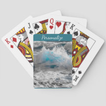 Ocean Wave Zee Crest Natuur Bagagelabel