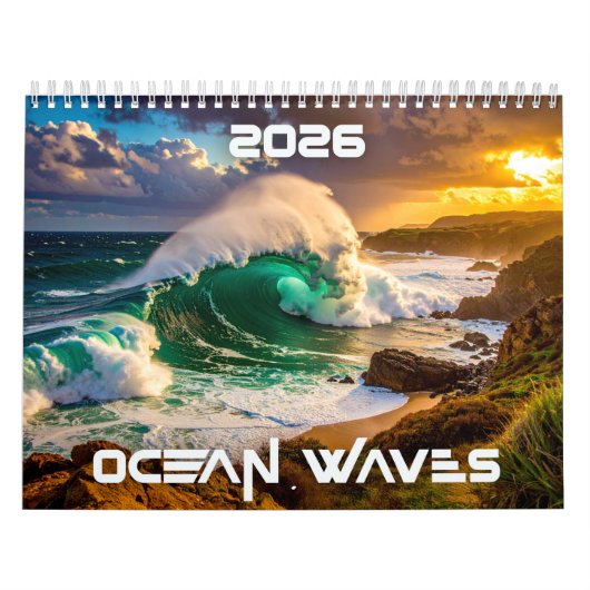 OCEAN WAVES - 2026 - KALENDER (Hoes)
