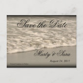 Ocean Waves Aankondigingskaart (Voorkant)