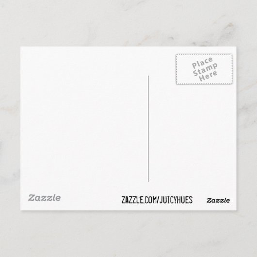 Ocean Waves aquablauw patroon Briefkaart (Achterkant)