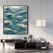 Ocean Waves Art | Japanese Wave Print Poster