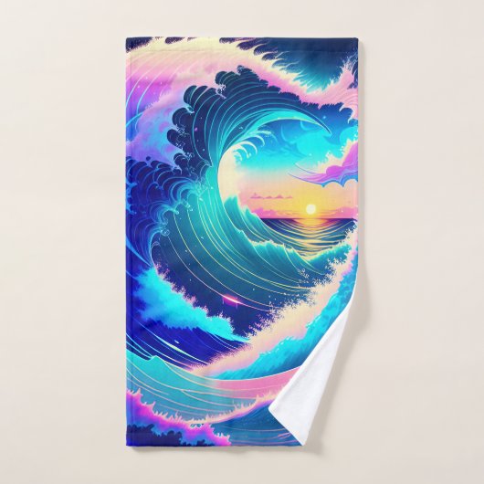 Ocean Waves Bad Handdoek (Handdoek)