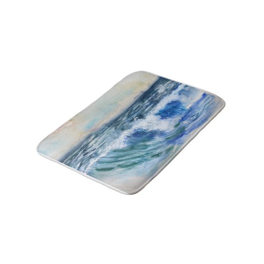 Ocean waves Bath Matt Badmat (Gekanteld)