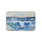 Ocean waves Bath Matt Badmat (Voorkant)