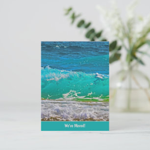 Ocean Waves Beach Art die we hebben verplaatst (of Briefkaart