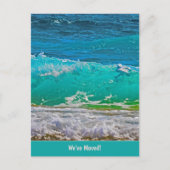 Ocean Waves Beach Art die we hebben verplaatst (of Briefkaart (Voorkant)
