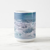 Ocean Waves Beach Art Mok Cup (Center)