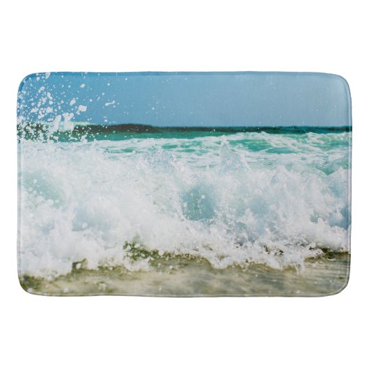 Ocean Waves Beach Badkamer Set Badmat (Voorkant)