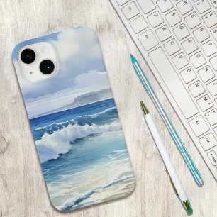 Ocean Waves Beach House Esthetisch Case-Mate iPhone 14 Hoesje