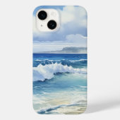 Ocean Waves Beach House Esthetisch Case-Mate iPhone Case (Achterkant)
