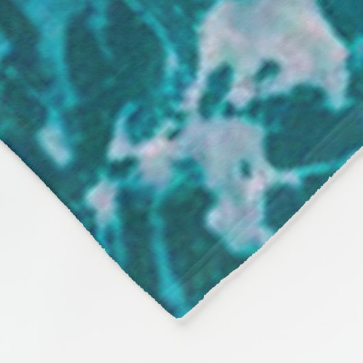 Ocean Waves Beach Tropical Name Gift For Her Fleece Deken (Hoek)