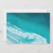 Ocean Waves Beach Wedding Invitation Kaart