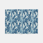 Ocean Waves Blanket Fleece Deken (Voorkant (Horizontaal))