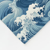 Ocean Waves Blanket Fleece Deken (Hoek)