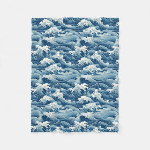 Ocean Waves Blanket Fleece Deken