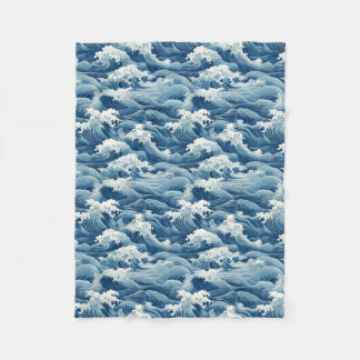 Ocean Waves Blanket Fleece Deken