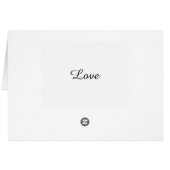 Ocean Waves Bruiloft Dank u Blank Kaarten (Achterkant Horizontaal)