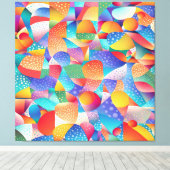 Ocean Waves Canvas Afdruk (Insitu (Houten vloer))