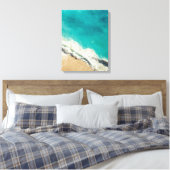Ocean Waves Canvas Print (Insitu (Slaapkamer))