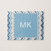 Ocean Waves Chevron Legpuzzel (Horizontaal)