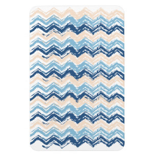 Ocean Waves Chevron Magneet