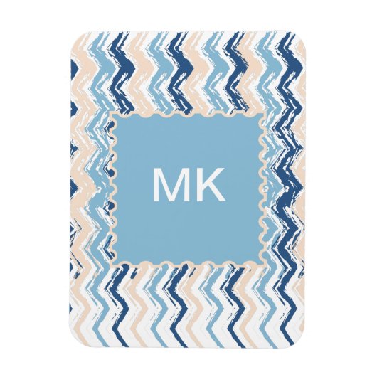 Ocean Waves Chevron Magneet (Verticaal)