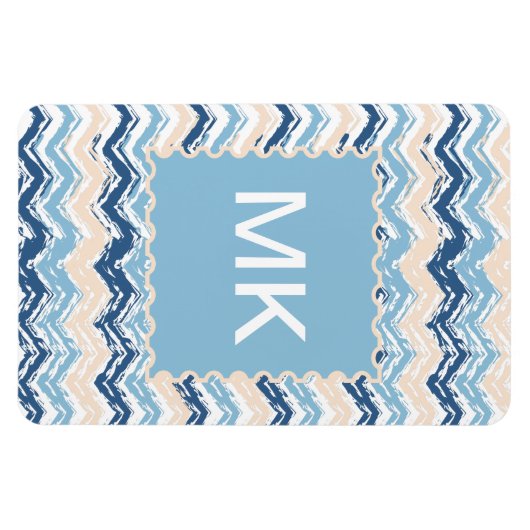 Ocean Waves Chevron Magneet (Horizontaal)