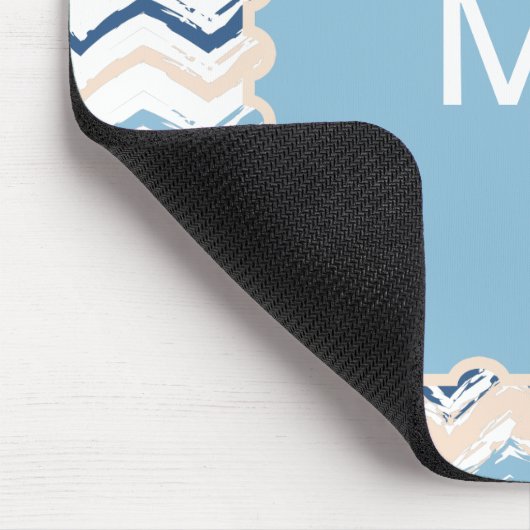 Ocean Waves Chevron Muismat (Hoek)