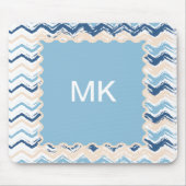 Ocean Waves Chevron Muismat (Voorkant)