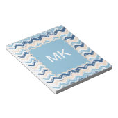 Ocean Waves Chevron Notitieblok (Schuin)