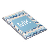 Ocean Waves Chevron Notitieboek (Rechterzijde)