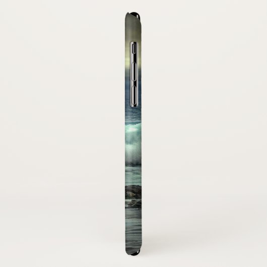 Ocean Waves Crashen in Rock Personaliseren Case-Mate iPhone Case (Achterkant/links)