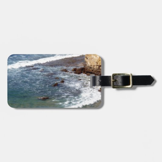 Ocean Waves Crashing Bagagelabel (Voorkant horizontaal)