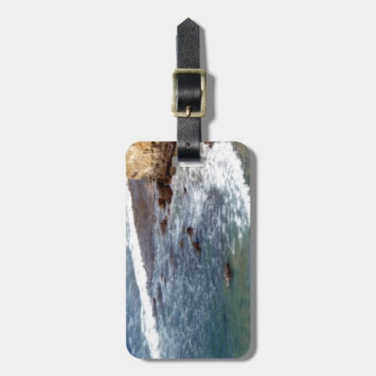 Ocean Waves Crashing Bagagelabel (Voorkant verticaal)
