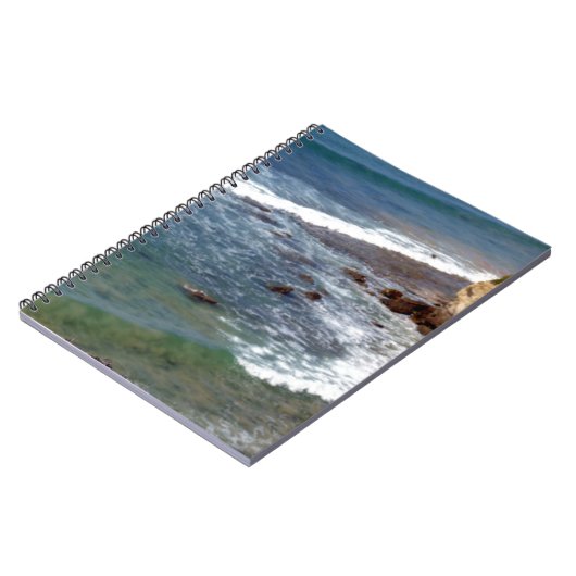 Ocean Waves Crashing Notitieboek (Linkerzijde)