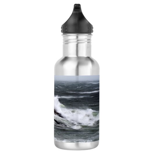 Ocean Waves Crashing Waterfles (Rechts)