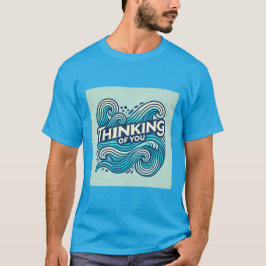 Ocean Waves Denken Aan Je Mannen Tshirt