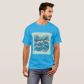 Ocean Waves Denken Aan Je Mannen Tshirt (Voorkant volledig)