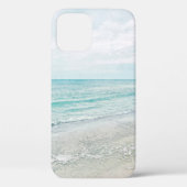 Ocean Waves die Aqua Light Blue Waterverf schilder Case-Mate iPhone Case (Achterkant)